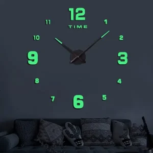 wooden-numbers-wall-clocks-round-dial-only-glow-in-the-dark-clock-wall-for-living-decor-modern-decorative - 4