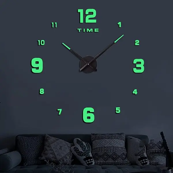 wooden-numbers-wall-clocks-round-dial-only-glow-in-the-dark-clock-wall-for-living-decor-modern-decorative - 4